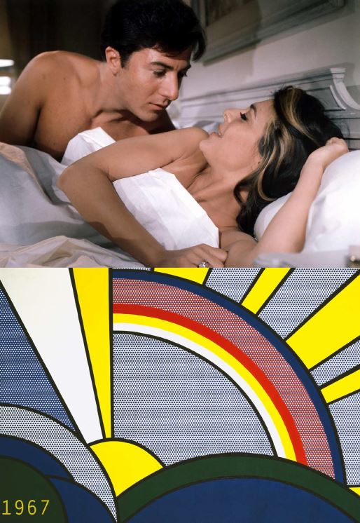 1967 The Graduate – Roy Lichtenstein Modern Painting with Sun, 2018, Limited Edition Photograph, 67 x 48.25 in.