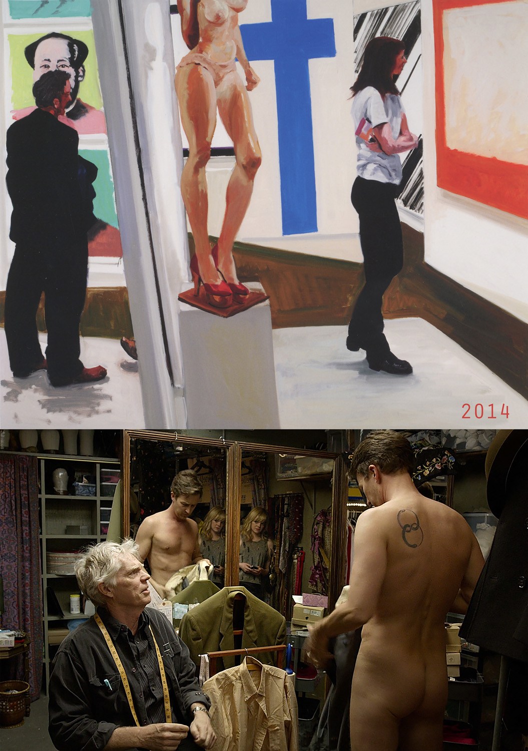 2014, Birdman – Eric Fischl, Art Fair Booth #27 Ridiculous Sublime, 2018, Arcival Pigment Print, 65.5 x 48 in