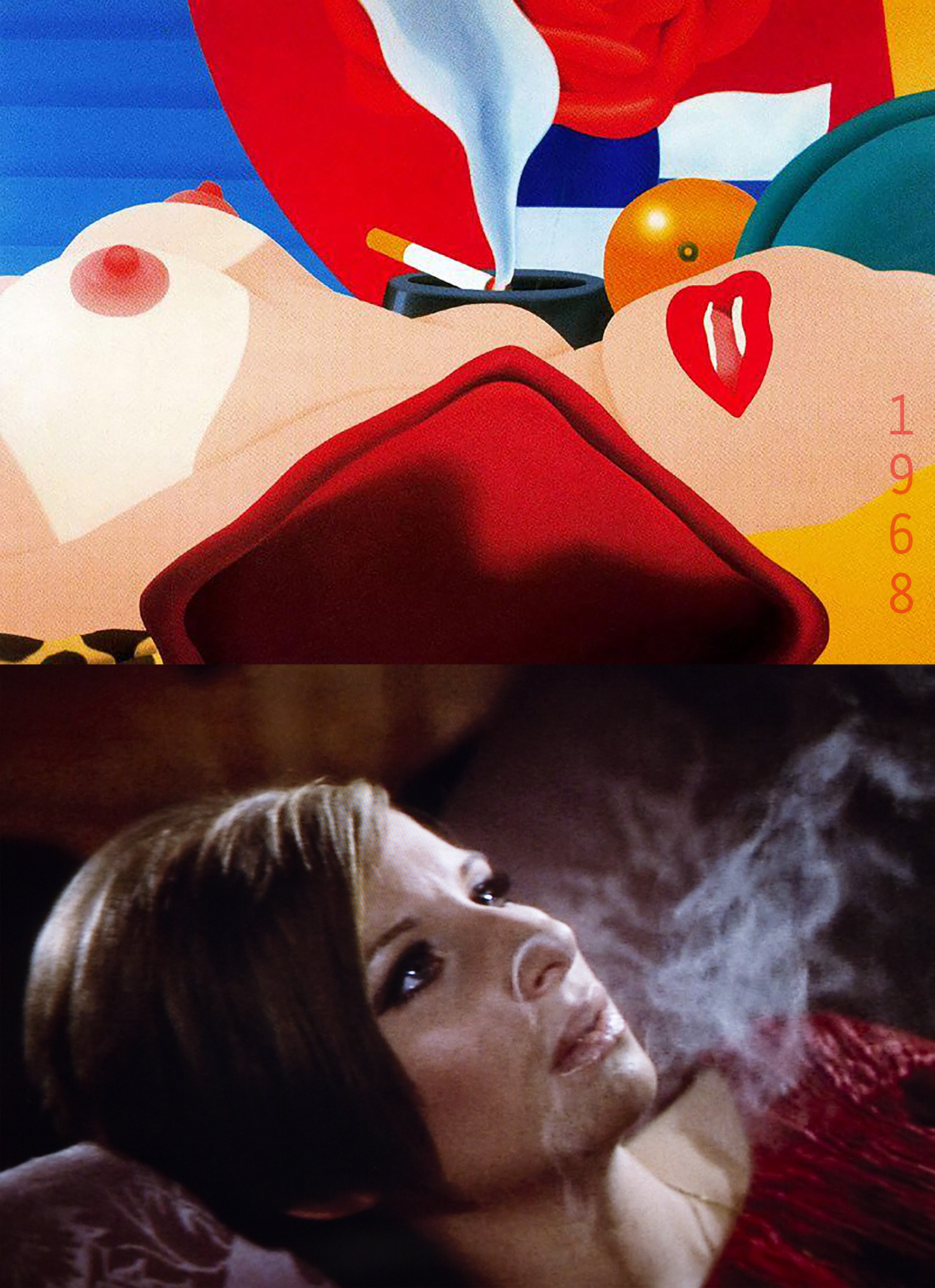 1968, Funny Girl – Tom Wesselmann, American Nude No. 99, 2018, Archival Pigment Print, 62 x 47 in.