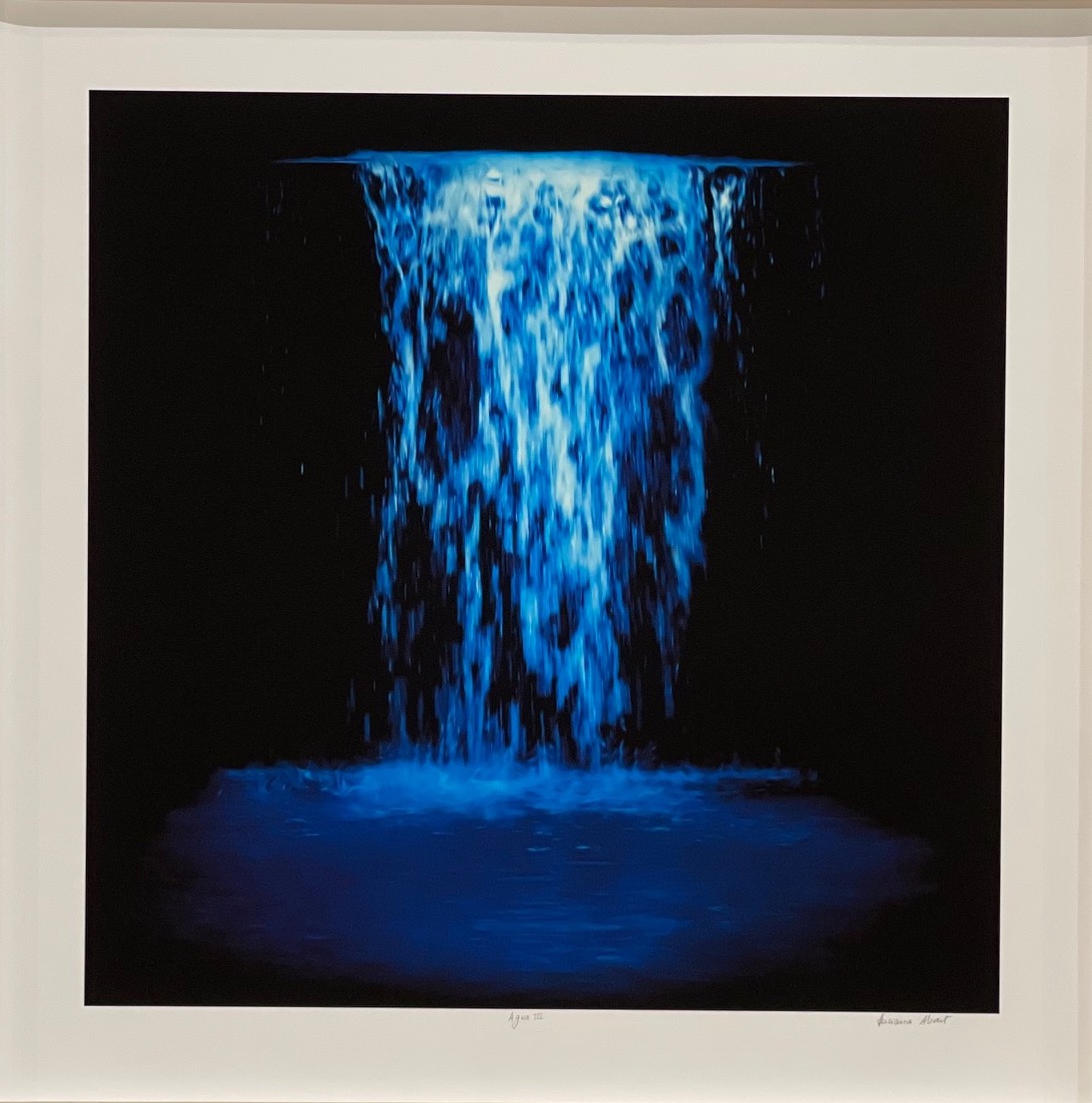 Agua III, photo on cotton paper, 24×24 crop